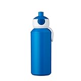 Mepal - Botella para Beber Campus Pop-up - Botella para Beber - Botella Agua a Prueba de Fugas para la Escuela - Sin BPA y apta para Lavavajillas - 400 ml - Blue