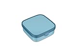 Mepal - Fiambrera Bento Grande Campus - Bento Box para Niños - Incluye 2 cajas Bento extraíbles y Tenedor - Las Cajas Bento son aptas para Microondas - 2x 200 + 1250 ml - Cool blue