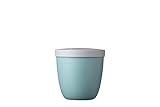 Mepal - Snackpot Ellipse - Recipiente para Alimentos para guardar y Transportar Aperitivos - Apto para Congelador, Microondas y Lavavajillas - 500 ml - Nordic Green