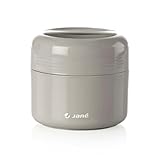 Jané Termo para Papilla, Capacidad 55 cl, Apto Microondas y Congelador, hasta 4 Horas, Gris