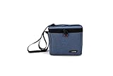 IRIS BARCELONA - On The Go Lunch Bag, Bolsa Térmica Porta Alimentos 23 x 14 x 17 cm 4 l Azul Jaspeado