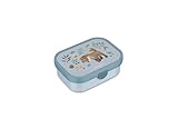 Mepal - Fiambrera Campus Little Dutch - Bento Box para Niños - Lonchera con Compartimento y Tenedor - Fiambrera con Cierre de Clip - Sin BPA y apta para Lavavajillas - 750 ml - Forest Friends