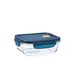 Quid Astral Recipiente Rectangular Hermético Vidrio 18x13x6cm - 64cl