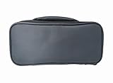 NERTHUS Lunch Bag Gris Rectangular Fiambrera Bolsa Termica Porta Alimentos Individual, 1 Bolsillo, Tela Resistente, Sin Herméticos
