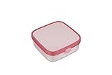 Mepal - Fiambrera Bento Grande Campus - Bento Box para Niños - Incluye 2 cajas Bento extraíbles y Tenedor - Las Cajas Bento son aptas para Microondas - 2x 200 + 1250 ml - Cool pink