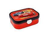 Mepal - Fiambrera Campus - Bento Box para Niños - Lonchera con Compartimento y Tenedor - Fiambrera con Cierre de Clip - Sin BPA y apta para Lavavajillas - 750 ml - Cars
