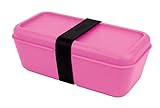 MILAN Recipiente para alimentos rectangular 0.75l fucsia, serie SUNSET
