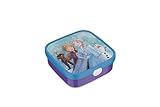 Mepal - Fiambrera Bento Grande Campus - Bento Box para Niños - Incluye 2 cajas Bento extraíbles y Tenedor - Las Cajas Bento son aptas para Microondas - 2x 200 + 1250 ml - Frozen 2