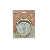 Interbaby - Porta Snacks Infantil Silicona | Fiambrera Infantil Antiderrame, Resistente, para Niños Pequeños | Taza Infantil Cómoda, Plegable, Ajustable, Sin BPA | Verde Oliva