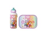 Mepal - Set de Almuerzo Campus - Fiambrera para Niños con Botella Pop-up y Fiambrera - Set de Almuerzo para el Colegio o para Llevar - Sin BPA - 400 ml + 750 ml - Paw Patrol Girls