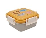 Tutete Caja Almuerzo Infantil Grande 780ml - Fiambrera Escolar, Apta para Microondas y Lavavajillas, Cierre Hermético, Ideal para Parque o Colegio, 100% Libre de BPA | Animal Friends