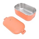 Mumusuki 1L Calentadores de alimentos eléctricos, lonchera eléctrica, acero inoxidable, calentador de alimentos portátiles para la construcción de la escuela del sitio de la (EU enchufe 220V)