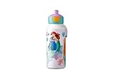 Mepal - Botella para Beber Campus Pop-up - Botella para Beber - Botella Agua a Prueba de Fugas para la Escuela - Sin BPA y apta para Lavavajillas - 400 ml - Disney Princess