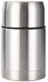 FUREINSTORE Termo para Comidas de Acero Inoxidable, Aislamiento Térmico 8 Horas, Ideal para Camping y Uso Diario, Gran Capacidad, Estilo Americano, Colores Plata (1000ml)