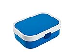 Mepal - Fiambrera Campus - Bento Box para Niños - Lonchera con Compartimento y Tenedor - Fiambrera con Cierre de Clip - Sin BPA y apta para Lavavajillas - 750 ml - Blue