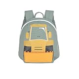 Lässig Unisex Tiny Backpack Equipaje Niños Equipaje, Amarillo y Gris, Tiny Drivers
