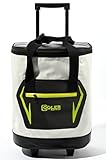 Nevera Portátil con Ruedas 30L – Bolsa Térmica para Frío y Calor, con Asa Extensible,Ideal para Camping, Playa, Picnic y Viajes – Cooler Bag con Compartimento Frontal (30 litros Gris)