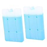 POPETPOP 2 Piezas Unidades Cajas de Hielo Reutilizables Envases Prácticos de Refrigeración sin Fugas para Alimentos Diseño Sellado Uso Múltiple Contenedores para Mantener