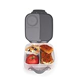b.box Mini Lunch Box Niños | Fiambrera Infantil Bento con 3 Compartimentos (2 Herméticos) | Fiambrera Niños Ideal para Almuerzos y Picoteo | Cabe 1 Fruta Entera | Sin BPA