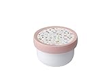 Mepal - Cajita para fruta Campus - Snack box para niños - Apto para lavavajillas y microondas - Sin BPA - 300 ml - Flowers & Butterflies