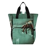 Bolsa de pañales impermeable y elegante mochila para hombres para ir de compras, viajar, mano zombi a través de pared agrietada, Varios colores, 1 size, Moderno / Equipada