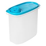 Tatay Porta Gazpacho y Alimentos Fresh, 2L de Capacidad, Libre de BPA, Apto Lavavajillas y Microondas, Color Azul, 1 unidad Medidas 18,4 x 9,7 x 19 cm