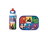 Mepal - Set de Almuerzo Campus - Fiambrera para Niños con Botella Pop-up y Fiambrera - Set de Almuerzo para el Colegio o para Llevar - Sin BPA - 400 ml + 750 ml - Avengers