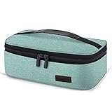 Gloppie Pequeña Bolsa de Almuerzo Refrigerada Isotérmica para Niños Bolsa Isotermica Reutilizable Lonchera Bolsa de Sándwich Contenedor Bocadillos Portátil Perfecto Picnic/Barbacoa/Oficina, Verde