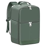 OTAHGK Mochila de Viaje Cabina Avion 40x20x25 para Ryanair Mochila de Viaje, Mochila de Equipaje de Mano Tamaño de Cabina 20L, Mochila para Portátil Bolsa de Viaje Pequeña-Verde