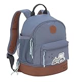 Lässig Mini Backpack Adventure Tractor, Equipaje De Mano Unisex Niños, Azul (Blue), Talla Única