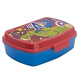 Fiambrera rectangular para el almuerzo infantil de Los Vengadores - Marvel