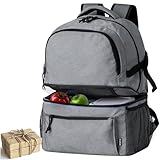 Mochila Nevera Isotérmica RPET 600D | Compartimento Térmico Base con PEVA | Diseño Urbano y Multifuncional | Bolsillos Laterales y Frontales | Extra PosaMóvil