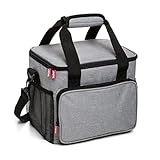 Tatay 11L Nevera para alimentos, bolsa térmica porta alimentos, triple capa aislante, flexible y 100% estanco. Urban Food Picnic Gris con aislamiento térmico para comida