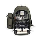 Livoo - Mochila de Picnic para 4 Personas SE970C - 11L, 600D, 30 Accesorios