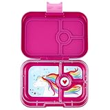 Yumbox Panino - Fiambrera bento a prueba de fugas para niños y adultos (Malibu Purple Unicorn)