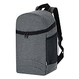 ADRI - Mochila Nevera Porta Alimentos térmica 11 litros - Mochilla de peva isotérmica para Mujeres y Hombres - Bolsa portátil para Trabajo, Oficina, Acampada, pícnic, Barbacoa, pícnic, Playa (Gris)