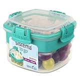 Recipiente para almacenar alimentos Sistema Snacks TO GO | 400 ml | Bote pequeño para aperitivos con compartimentos | Sin BPA | Colores surtidos, unidad individual (paquete de 1)