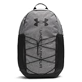 Under Armour Unisex Hustle Sport 6.0 Backpack, Mochila para deportes y atletismo repelente al agua, Mochila deportiva con panel inferior forrado duraderoCastlerock/Black/Black,OSFM