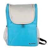 Cofan Mochila Nevera isotérmica | Mochila isotérmica para Almuerzo, Playa, Oficina, pícnic, Camping | Color: Azul y Gris | Capacidad: 10 litros | Medidas: 28 x 12,5 x 37 cm