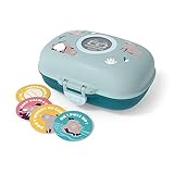 monbento - Caja de Merienda Infantil MB Gram Capy - Capibara - Caja de Merienda para Niños - Ideal Escuela o Parque - Sin BPA - Segura y Duradera - Azul Verde