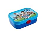 Mepal - Fiambrera Campus - Bento Box para Niños - Lonchera con Compartimento Bento y Tenedor - Fiambrera con Cierre de Clip - Sin BPA y apta para Lavavajillas - 750 ml - Paw Patrol