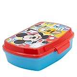 Fiambrera rectangular para el almuerzo infantil de Mickey Mouse