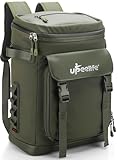 UPEELIFE Mochila Nevera Isotermica 30L con Correa Ajustable para Fijar la Manta,Nevera Mochila Termica Bolsa Térmica para Mantener la Comida Caliente (Verde)