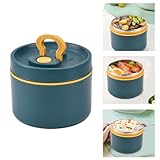 GZCZCC Termo Comida Caliente Fiambrera Termica 2 Compartimentos Acero Inoxidable Sin BPA Termo Comida Portatil Recipiente Térmico para Comida Contenedor Térmico para Trabajo y Escuela + 1x Cuchara