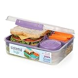 Sistema 1.65L Bento Lunch To Go Misty Purple TRI (4)