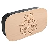 Spruchreif Fiambrera con tabla de desayuno grabada, fiambrera de plástico, fiambrera para niños escolares, fiambrera para niños, fiambrera para niños, fiambrera para niños, fiambrera para guardería,