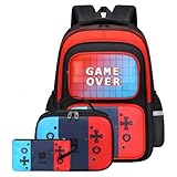 Mochila para niños 2024, escolar con fiambrera y bolsa para lápices, mejorada