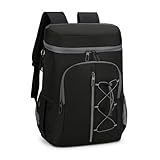 JANSBEN Mochila Nevera Grande 28 litros - Bolsa Fría Impermeable y Isotérmica, Mochila Térmica para Picnic con Abridor de Botellas, Bolsa de Almuerzo Ideal para Outdoor, Playa, Viajes, Familia