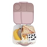 b.box Lunch Box para Niños | Fiambrera Infantil Bento Grande con 4 Compartimentos (2 Herméticos), Separador Extraíble, Bolsa de Gel Frío | Fiambrera para Niños Ideal para Escuela | 3+ Años | 1 L