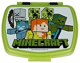 Sandwichera para merienda Sandwich Box Caja - Lonchera Fiambrera para niños Minecraft